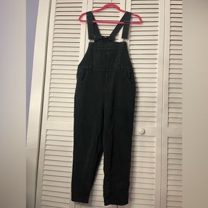 Overall black denim pants. Worn but in great condition.